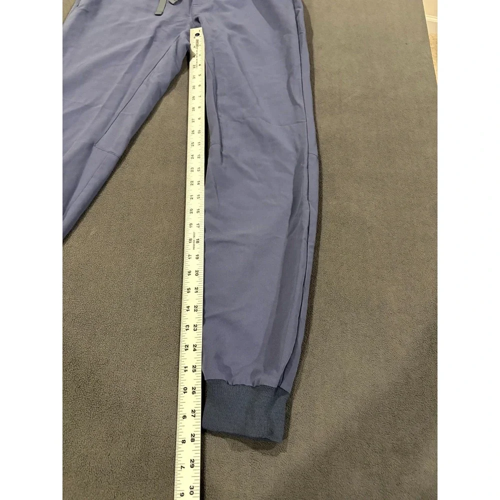 FIGS Tansen Medical Jogger Scrub Pants Mens XS Gray Drawstring Waist Tapered Leg